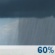 Thursday: Rain likely, mainly between 11am and 2pm, then showers likely and possibly a thunderstorm after 2pm.  Partly sunny, with a high near 66. Chance of precipitation is 60%.