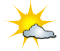 mostly cloudy 